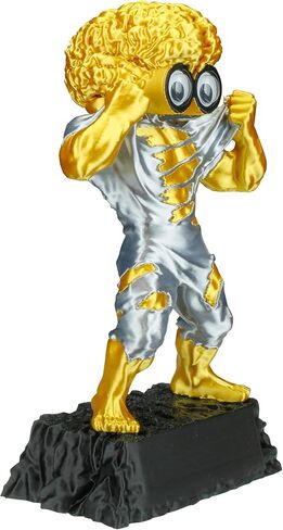 Decade Awards Personalized Golden Brain Monster Trophy - Funny Science & Gaming 3D Award for STEM, Esports, Robotics & School Competitions - Customize Now (7 Inch) in Kuwait