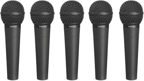مجموعة 5 ميكروفونات صوتية قلبية ديناميكية ULTRAVOICE XM8500 من Behringer in Kuwait