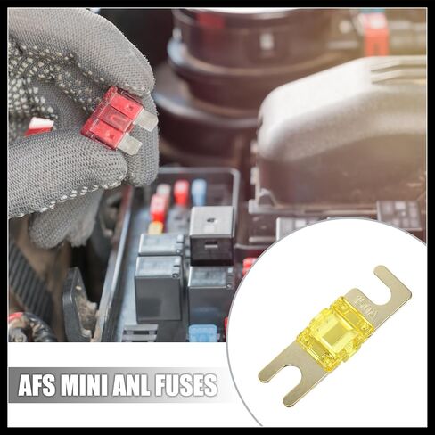 6pcs 150A AFS Mini ANL Fuse Replacement Electrical Protection for Car Truck Motorcycle Boat Audio CDs Durable Material in Kuwait