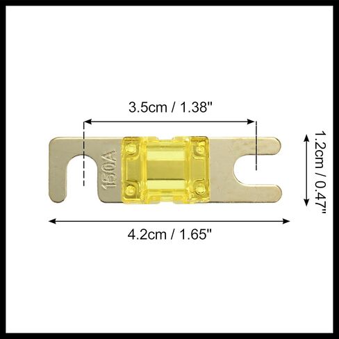6pcs 150A AFS Mini ANL Fuse Replacement Electrical Protection for Car Truck Motorcycle Boat Audio CDs Durable Material in Kuwait
