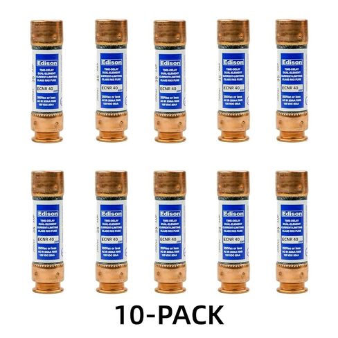 10-Pack جديد ECNR-40 ECNR-40A 250Vac صمام تأخير الوقت، ECNR-40 فئة الحد الحالي RK5 خرطوشة الصمامات in Kuwait