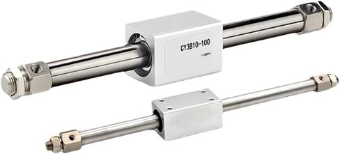 1pcs CY3B10/15/20/25/32/40-50X100X150 Magnetic Couple Rodless Cylinder Pneumatic Cylinders Long Stroke Bese(Stroke 400mm,CY3B Bore 32mm) in Saudi Arabia