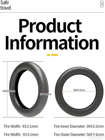 20x4 Bike Tire,20x4 Inch Armour Protector with Inner Tube for Fat Tire E Bike,Gravel Bike Stops Thorns Goatheads No Flat Liner in Kuwait