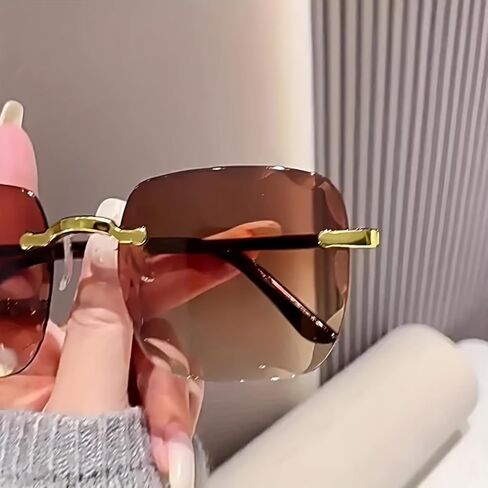 نظارات شمسية حماية من الأشعة فوق البنفسجية 400 | عدسات متدرجة بدون شفة | للنساء والرجال الرياضات الخارجية والقيادة in Kuwait
