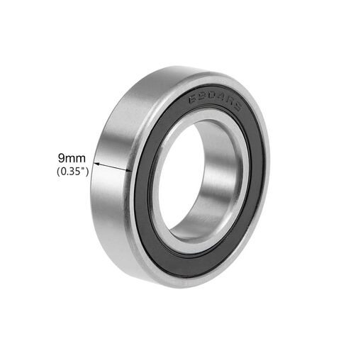 6904-2RS كرة أخدود عميقة تحمل ختم ممتاز ABEC3 20x37x9 مللي متر (2 قطعة) | 6904RS محمل أختام مزدوجة، مشحم مسبقًا، يقاوم الأحمال، للآلات الصناعية والأدوات الكهربائية والمعدات الميكانيكية in Kuwait