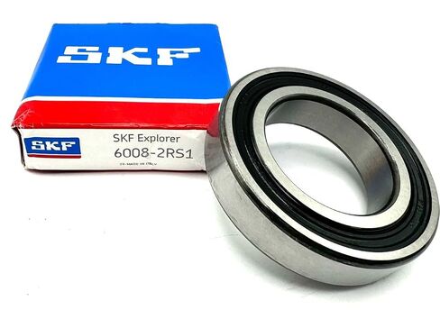 SKF 6008 2RS1 محمل كروي ذو أخدود عميق، مطاط مختوم 40X68X15 مم in Kuwait
