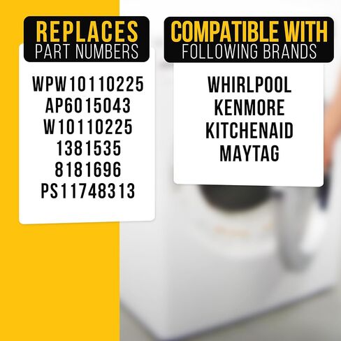 مقياس الجريان PartsBroz لاستبدال مقياس الجريان مدخل الغسالة Maytag MFW9700SQ1 in Kuwait