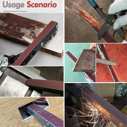 Belt Sander attachments for Angle Grinder, Detailing Bandfile Sander adapter,US 5/8-11 Thread,Suitable for Welding Points Grinding,Woodworking and Metal Rust Removal. in Saudi Arabia