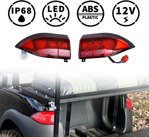 Golf Cart LED Taillight for Club Car Precedent 2004-Up and Tempo 2018-Up Models Replace 12V 3 Wires Rear Light Kit in Kuwait