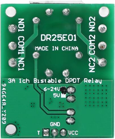 DR25E01 DPDT وحدة التتابع ذات القطب المزدوج ذات الرمي المزدوج لوحة التتابع ثنائية الاستقرار (DC6-24V) in Kuwait