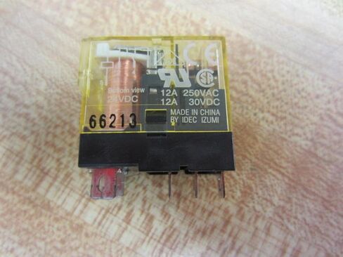 IDEC RJ1S-C-D24 1 Pole SPDT، جهد ملف 24 VDC، نمط عادي، توصيل طرفي، سلسلة RJ، مرحل طاقة رفيع in Kuwait