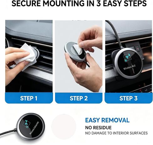 2-in-1 Wireless CarPlay Adapter 2026 for Apple iPhone & Android Auto Adapter, Plug&Play CarPlay Dongle Converter, Fast Auto-Connect,Compact Design Fast Stable Connection with USB/USB-C Port (Grey) in Saudi Arabia