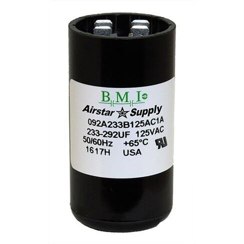 الولايات المتحدة الأمريكية 233-292 MFD uF مكثف تشغيل المحرك الكهربائي 110-125V HVAC 125 vac v Volt in Kuwait