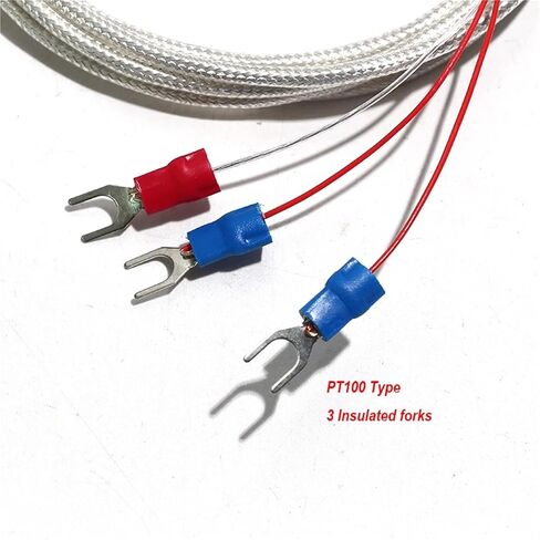 1PC 5mm 6mm Hole Washer PT100 Type Thermocouple Gasket Type Probe 1-10M Cable for Industrial Temperature Sensor -50~420°C | 5mm Cable3M in Saudi Arabia