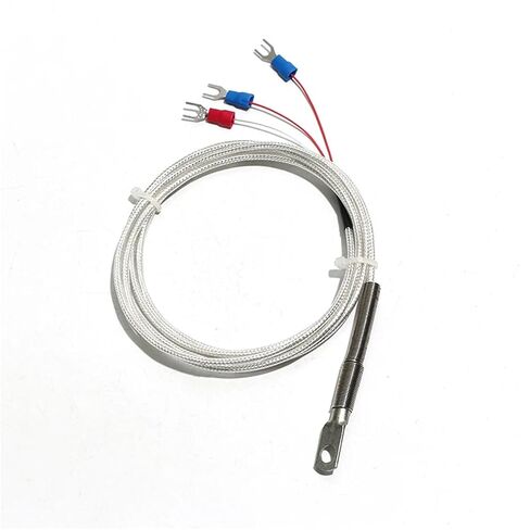 1PC 5mm 6mm Hole Washer PT100 Type Thermocouple Gasket Type Probe 1-10M Cable for Industrial Temperature Sensor -50~420°C | 5mm Cable3M in Saudi Arabia