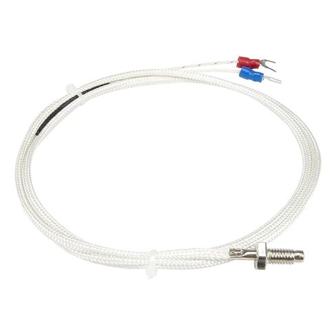 FTARB01 K E Type M6 M8 M10 Bolt Head 1m fibreglass Braided Cabel Screw thermocouple Temperature Sensor | E M6 thread in Kuwait