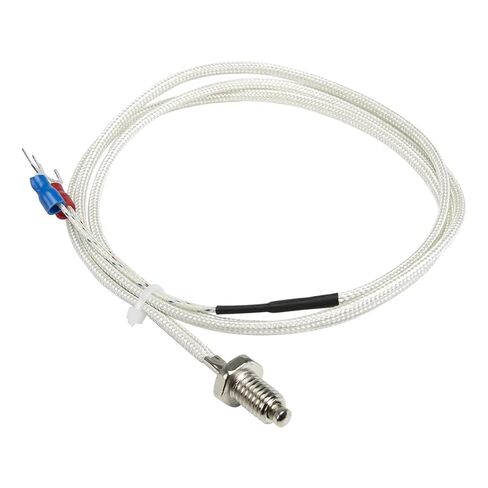 FTARB01 K E Type M6 M8 M10 Bolt Head 1m fibreglass Braided Cabel Screw thermocouple Temperature Sensor | E M6 thread in Kuwait
