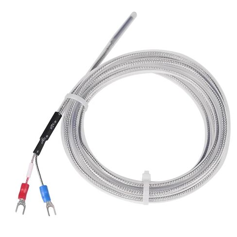 Waterproof Anti-Acid Transparent Wire Thermocouple Probe K Type Temperature Sensor Cable 200'C for Water Temp. Regulators | Cable length 2m in Saudi Arabia