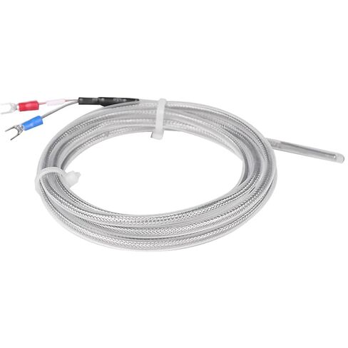Waterproof Anti-Acid Transparent Wire Thermocouple Probe K Type Temperature Sensor Cable 200'C for Water Temp. Regulators | Cable length 2m in Saudi Arabia