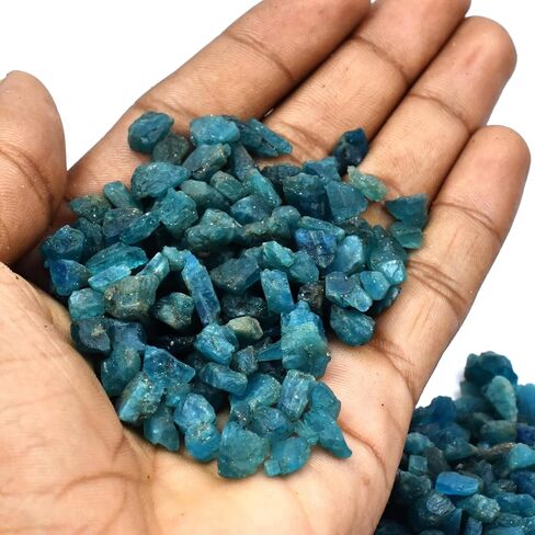 مجموعة أحجار كريمة فضفاضة من الزبرجد الأزرق الطبيعي غير المقطوع والمعتمد 786 قيراط in Kuwait