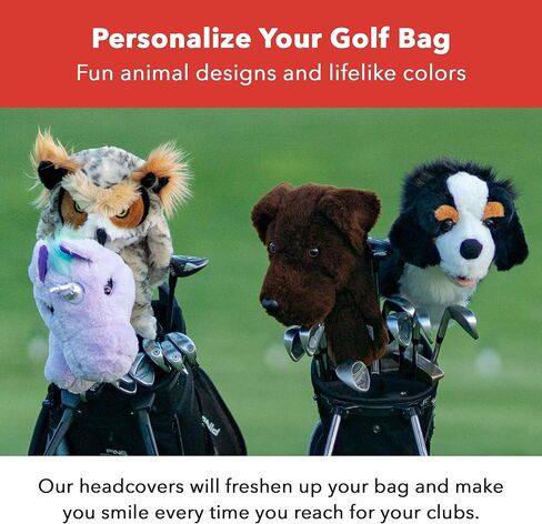 Daphne's Headcovers Ice Cream Cone Driver Headcover | Funny Golf Club Covers | Golf Head Covers for Drivers | Stylish Golf Club Head Covers | Golf Driver Covers | Men’s & Women’s Driver Headcover in Kuwait