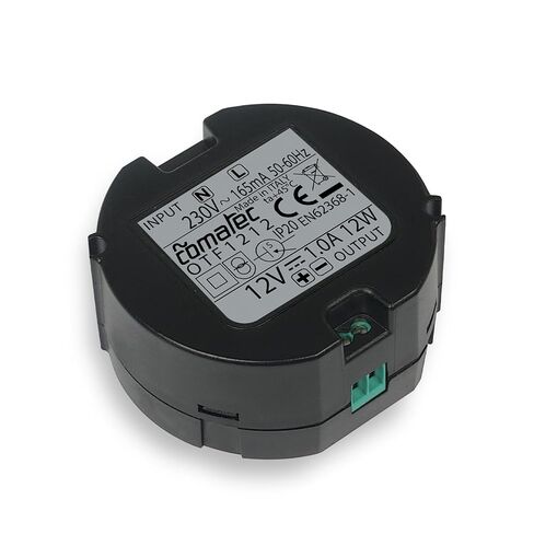 مزود طاقة مدمج SCS Sentinel 12V DC 1A - منظم جهد متكامل - متوافق مع أقفال الأبواب، والاتصال الداخلي، ومحركات البوابة وأنظمة المنزل الذكي - 230V AC 50/60 هرتز in Kuwait