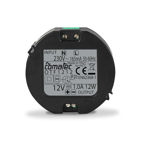 مزود طاقة مدمج SCS Sentinel 12V DC 1A - منظم جهد متكامل - متوافق مع أقفال الأبواب، والاتصال الداخلي، ومحركات البوابة وأنظمة المنزل الذكي - 230V AC 50/60 هرتز in Kuwait