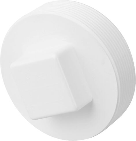 قابس تنظيف المجاري PVC مقاس 6 بوصات، حزمة واحدة | غطاء أنبوب الصرف البديل، تركيب الأنابيب الملولبة، لنظام الصرف الصحي والصرف in Kuwait