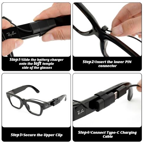 كابل شحن USB-C لنظارات Ray-Ban Meta Display الذكية، بديل لحقيبة شحن Meta Display، ملحق النظارات الذكية المحمولة in Kuwait
