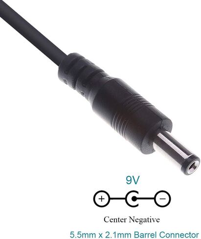 MaxLLTo 6ft اضافية طويلة 9 فولت التيار المتناوب تيار مستمر محول شاحن ل كاسيو CTK-800 CTK-900 CTK-2000 CTK2100 لوحة المفاتيح PSU in Kuwait