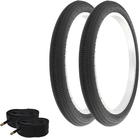 2 PRO+ HIGH Performance Bicycle BMX TIRE 18" X 1.95 All Black BMX/Freestyle Tread W/Tubes. in Kuwait