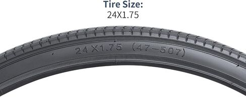 إطارات دراجة الطريق YUNSCM مقاس 24 بوصة مقاس 24X1.75/47-507 متوافقة مع إطارات الدراجات مقاس 24 × 1.75 (Y-828) in Kuwait