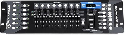 حزمة Rockville RockPAR TRI: (6) مصابيح LED RGB DMX Par Wash مع جهاز تحكم أبيض عن بعد، وحدة تحكم قناة ROCKFORCE 192، كابل RDX3M25 بطول 25 قدمًا بثلاثة دبابيس، (5) كابلات RDX3M10 بطول 10 أقدام بثلاثة دبابيس، 13 عنصرًا in Kuwait