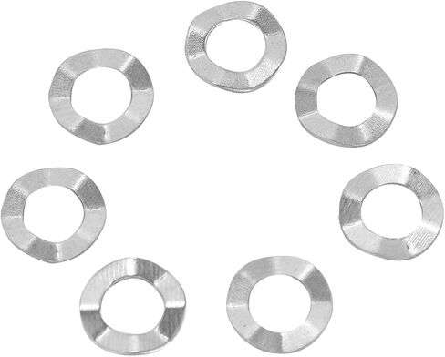 M4 100Pcs Stainless Steel, Mower Spring Washer Washer Gasket Spring Washers Lock Tools (M8(50PCS)) in Kuwait