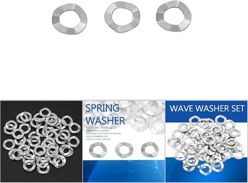 M4 100Pcs Stainless Steel, Mower Spring Washer Washer Gasket Spring Washers Lock Tools (M8(50PCS)) in Kuwait