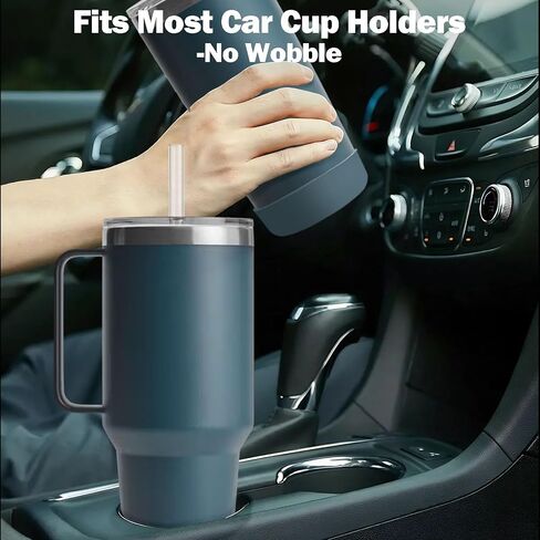 عبوة من قطعتين من حذاء السيليكون لكوب YETI Rambler بسعة 42 أونصة و35 أونصة، غطاء مضاد للانزلاق للسفر وكوب ماء يناسب معظم السيارات، ملحقات الزجاجات الواقية، خالية من مادة BPA in Kuwait