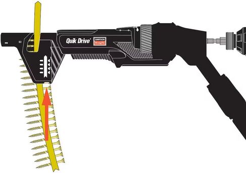 أداة القيادة المسمار Simpson Strong-Tie QDPROJECTPRO Quik Drive Project Pro - تقنية التغذية التلقائية، تقوم بتثبيت البراغي بشكل أسرع بما يصل إلى 4X، وتعمل مع معظم المثقاب اللاسلكي أو محركات السائق (عبوة من 3) in Kuwait