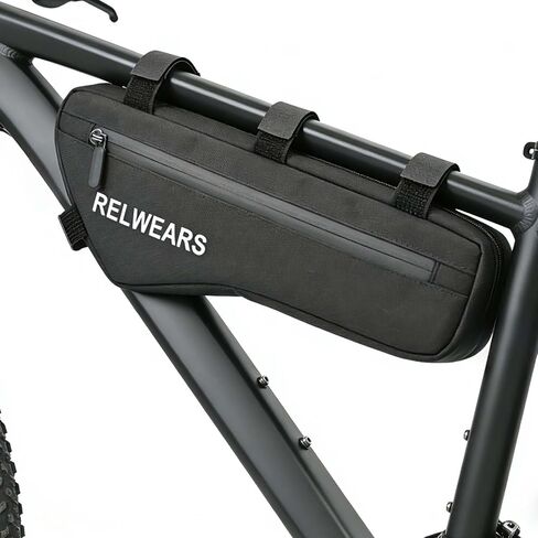 Large Bike Frame Bag 1.5L Bicycle Storage Frame Bags for Phone, Keys,Tools,Wallet,Stable Bicycle Bag for Mountain, Road,Commuter Bike in Kuwait
