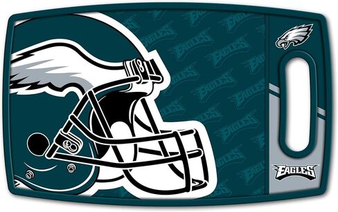 YouTheFan NFL Philadelphia Eagles Spirit Series مجموعة شواء مكونة من 3 قطع من الفولاذ المقاوم للصدأ، 22 بوصة × 9 بوصة ولوحة تقطيع من سلسلة شعار NFL Philadelphia Eagles in Kuwait