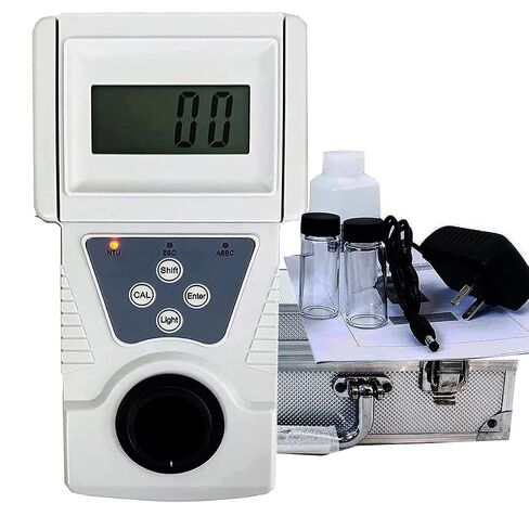 Portable Turbidimeter Lab 400NTU Turbidity Meters Analyzer Tester for Analyzing Water Turbidity with 0.01 Minimum Indication Formazine Standard Turbidity Solution in Kuwait