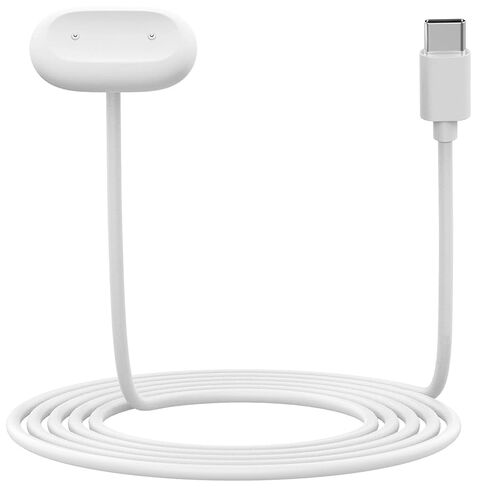 شاحن Kissmart لتعقب الأنشطة بدون شاشة Google Fitbit Air (أبيض) | كابل شحن USB-C مغناطيسي بديل مع سلك بطول 3.3 قدم/1 متر لـ Fitbit Air in Kuwait