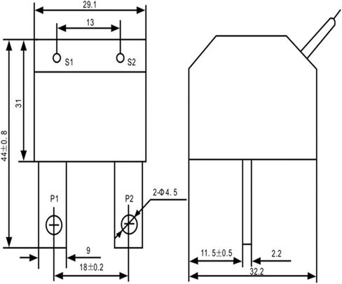 عداد كهربائي محول تيار صغير CT-107 محول تيار دقيق للغاية (5(30) أمبير 5 مللي أمبير) in Kuwait