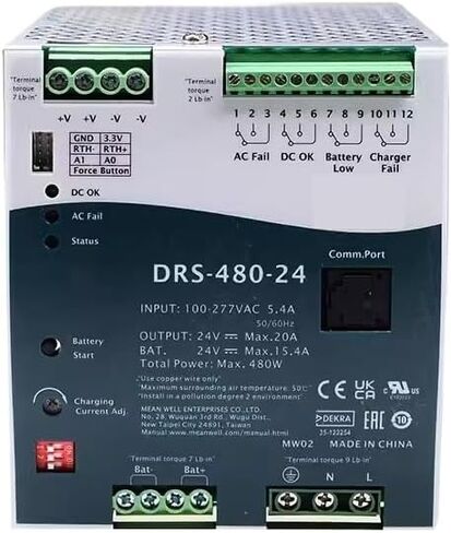 DRS-480-24 480W Security Power DRS-480 24V 15.4A in Kuwait