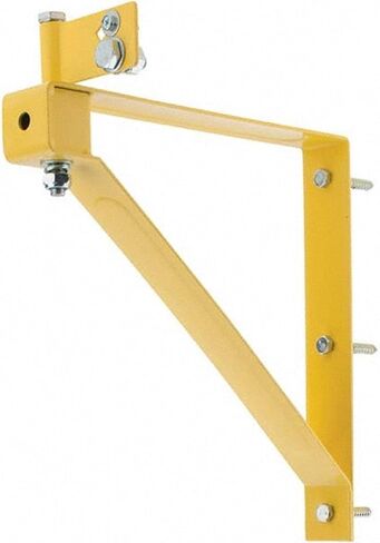 PRO SOURCE Yellow Wall Mount Bracket Kit for Industrial Air Circulator Fan Head: fits 24" to 30" Fan Head in Kuwait