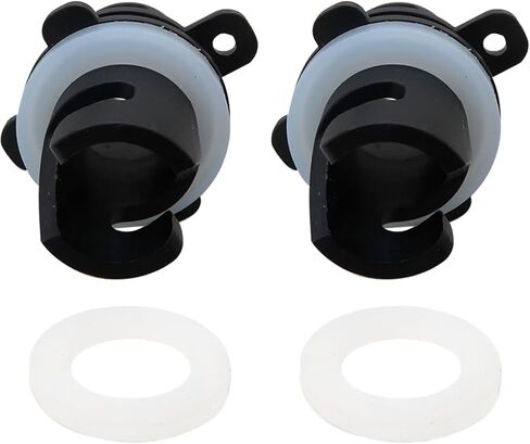 2024 NEW 2Pcs Electric Pump for Halkey-Roberts (HR) Valve Adapter for Electric Paddle Board Pump, Sup Pump Adaptor with 3 Gaskets in Kuwait
