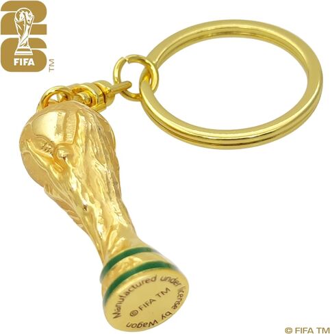 سلسلة مفاتيح كأس العالم لكرة القدم 2026 الرسمية مقاس 1.5 بوصة ثلاثية الأبعاد - عنصر جامعي خالد - صناعة ممتازة من سبائك الزنك الموزونة - مصممة لتدوم طويلاً؛ مثالية لحقائب الظهر والمفاتيح والأمتعة in Kuwait