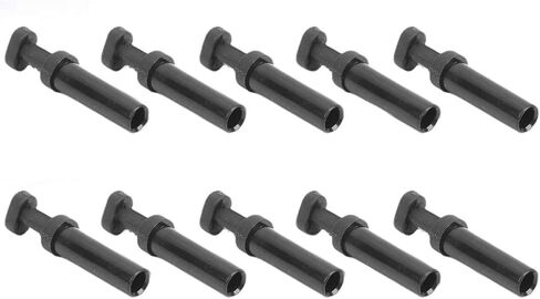 100Pcs 6mm Push-to-Connect Fitting Plugs, Easy-Install Plastic Pneumatic Blanking Plugs for Pipes and Tubing in Kuwait