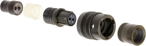 PT06E-8-2S Circular Connector Socket Environmental Resisting Bayonet Coupling Solder Termination Straight Plug 8-2 Insert Arrangement 8 Shell Size 2 Contacts in Saudi Arabia