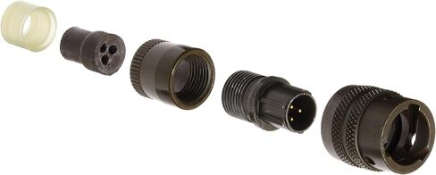 PT06E-8-3P Circular Connector Pin Environmental Resisting Bayonet Coupling Solder Termination Straight Plug 8-3 Insert Arrangement 8 Shell Size 3 Contacts in Saudi Arabia