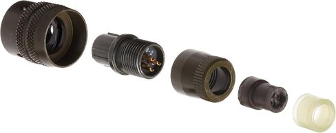 PT06E-8-3P Circular Connector Pin Environmental Resisting Bayonet Coupling Solder Termination Straight Plug 8-3 Insert Arrangement 8 Shell Size 3 Contacts in Saudi Arabia